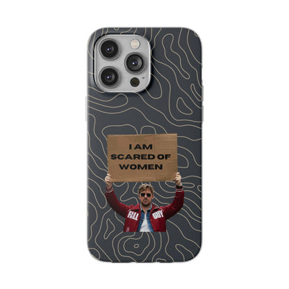 "I am scared of women" High Quality Phone Case