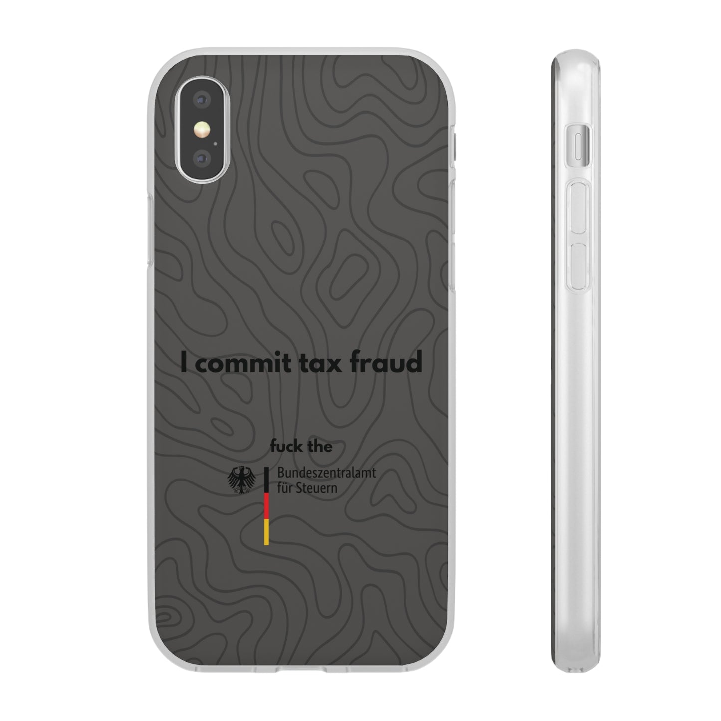 "I commit tax fraud" High Quality Phone Case