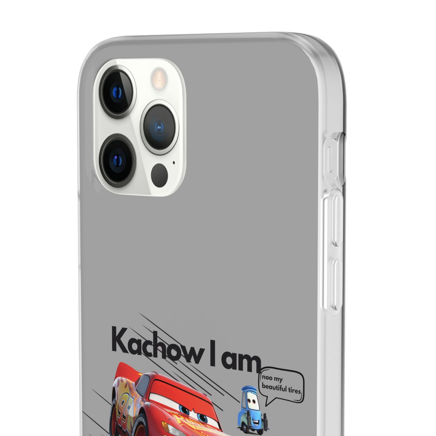 "Kachow into a tree" High Quality Phone Case