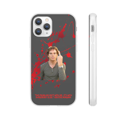 Dexter Middle Finger High Quality Phone Case