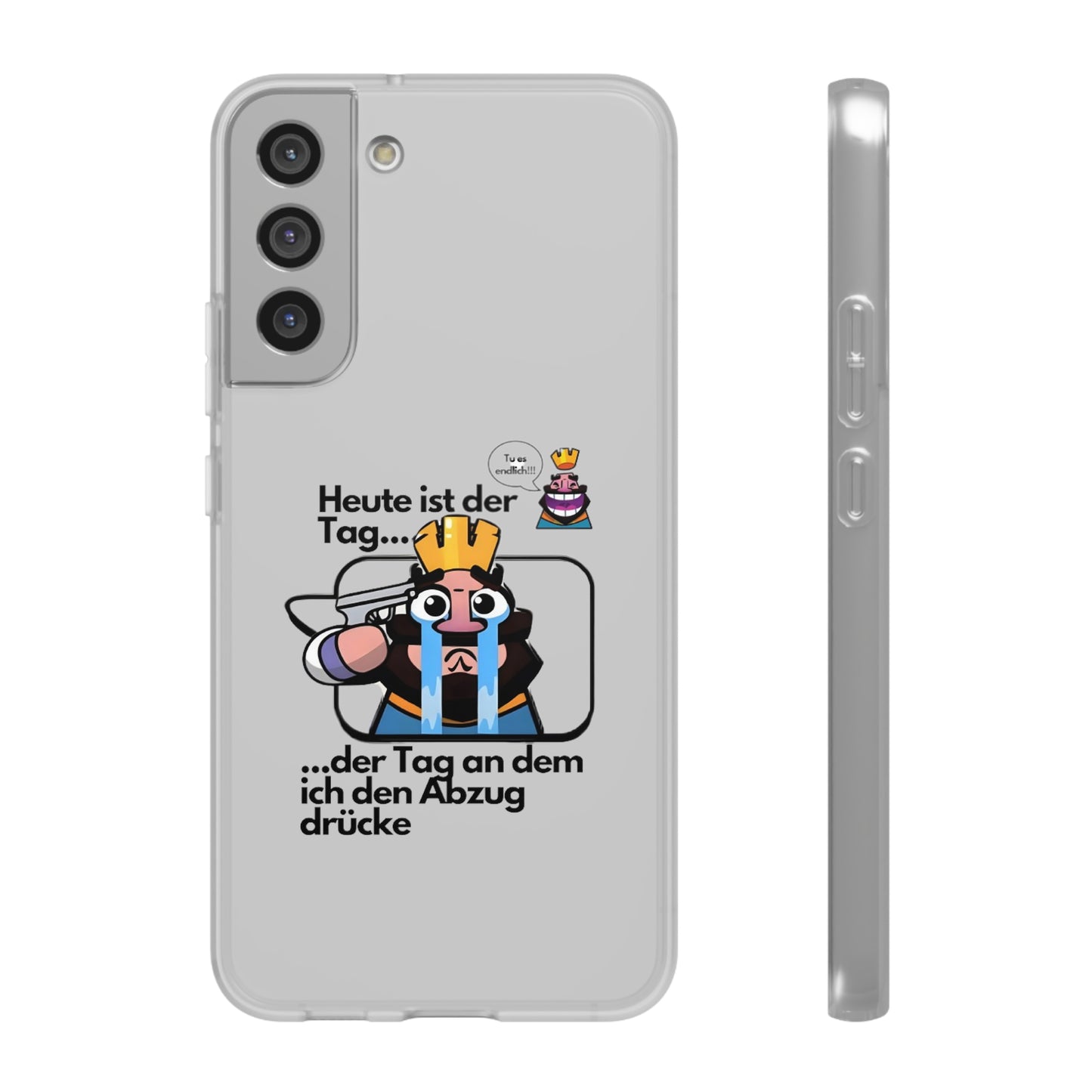 "Heute ist der Tag ... der Tag an dem ich den Abzug drücke" High Quality Phone Case