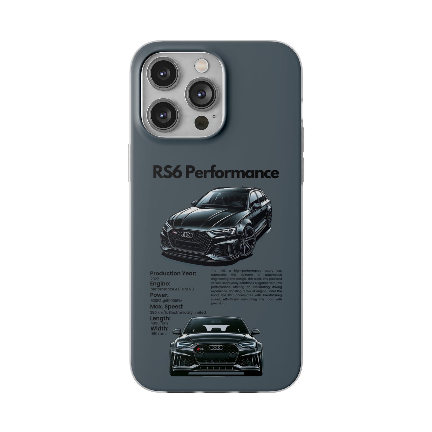 "RS6 Performance" High Quality Phone Case