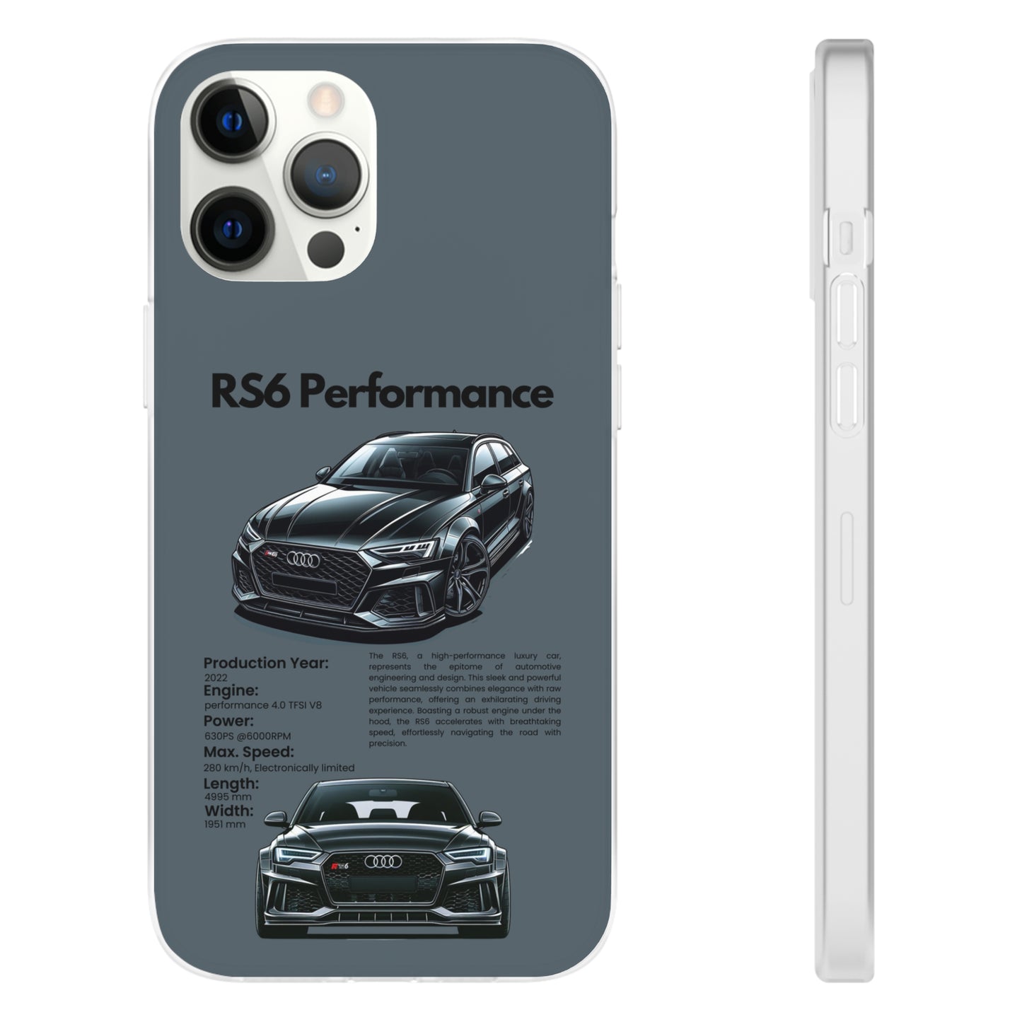 "RS6 Performance" High Quality Phone Case