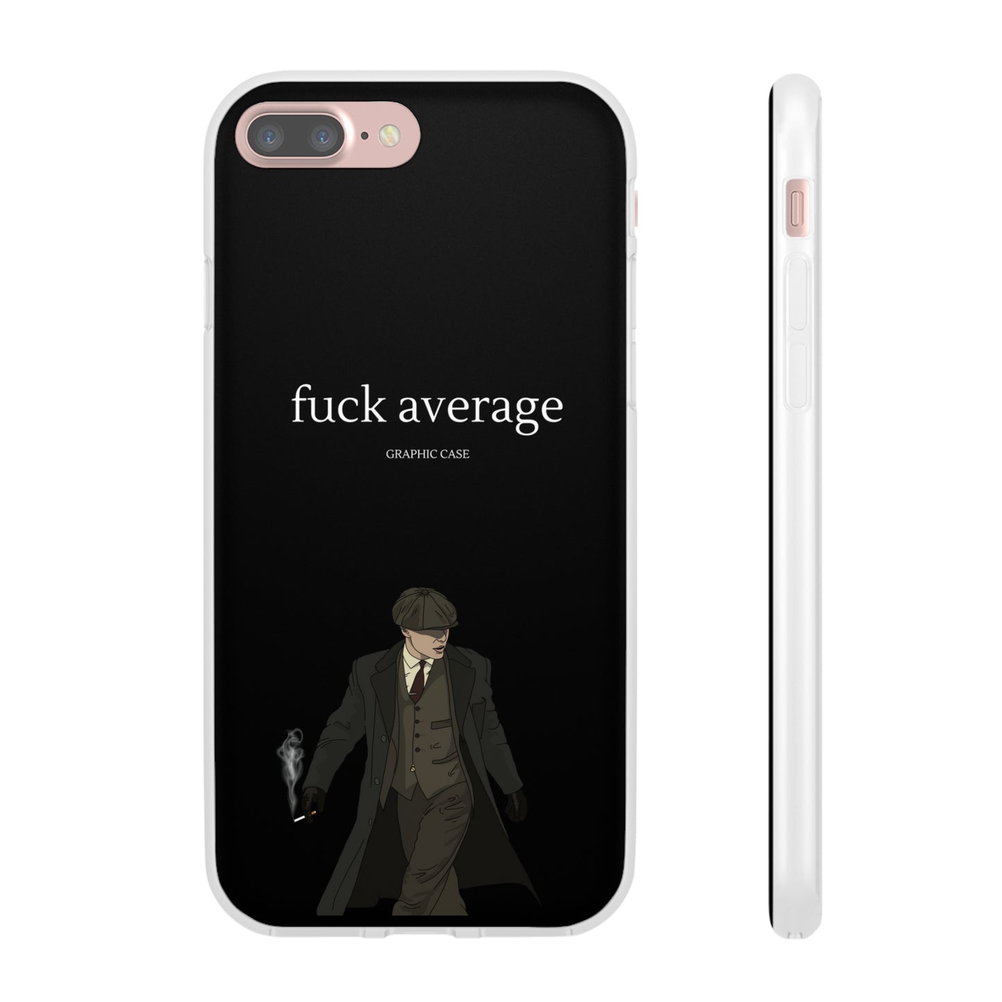 "fuck average" High Quality Phone Case