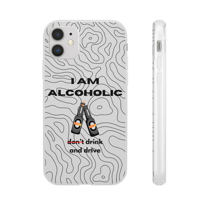 "I am alcoholic" High Quality Phone Case