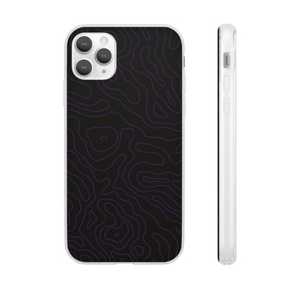 "Purple Topography" High Quality Phone Case