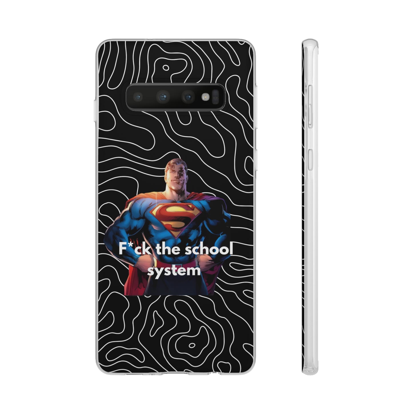 "F*ck the school system" High Quality Phone Case