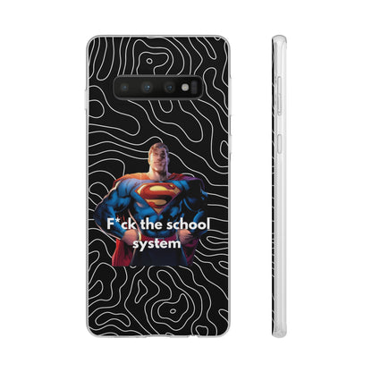 "F*ck the school system" High Quality Phone Case