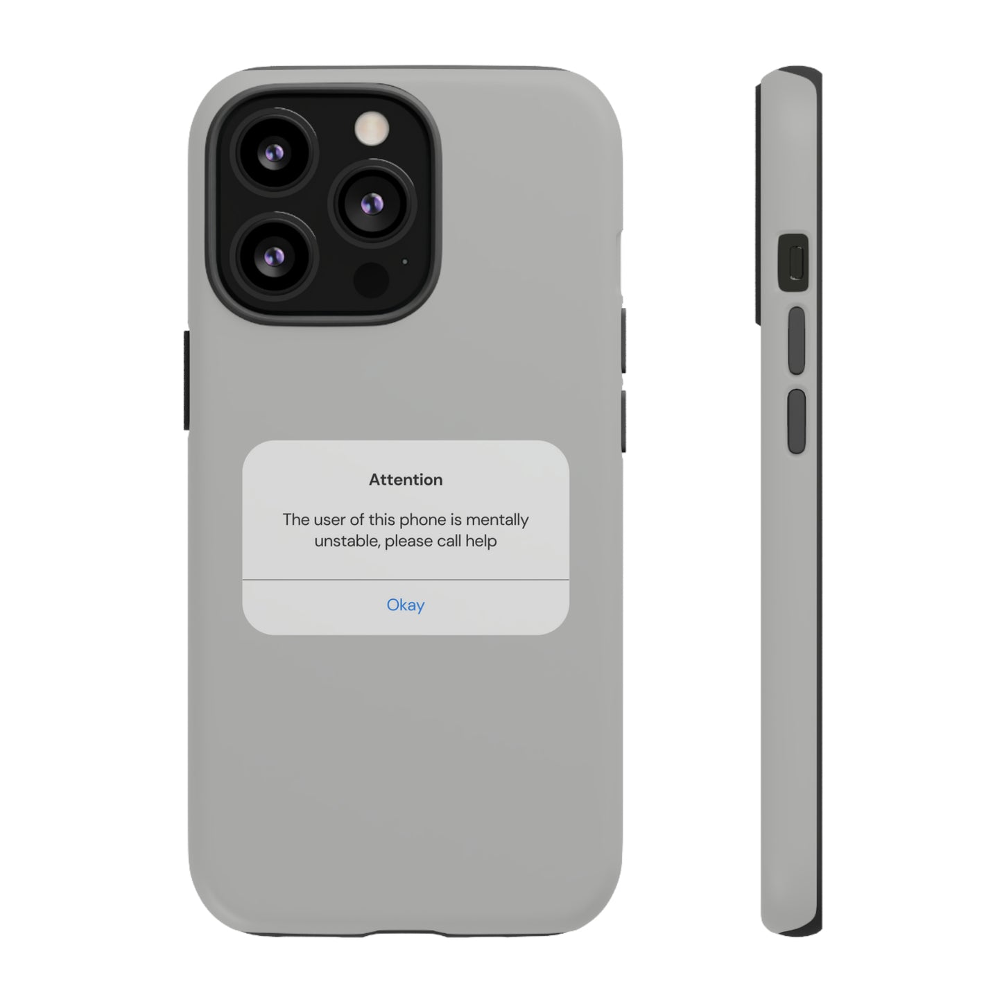 "Attention Notification" Premium Quality Phone Case