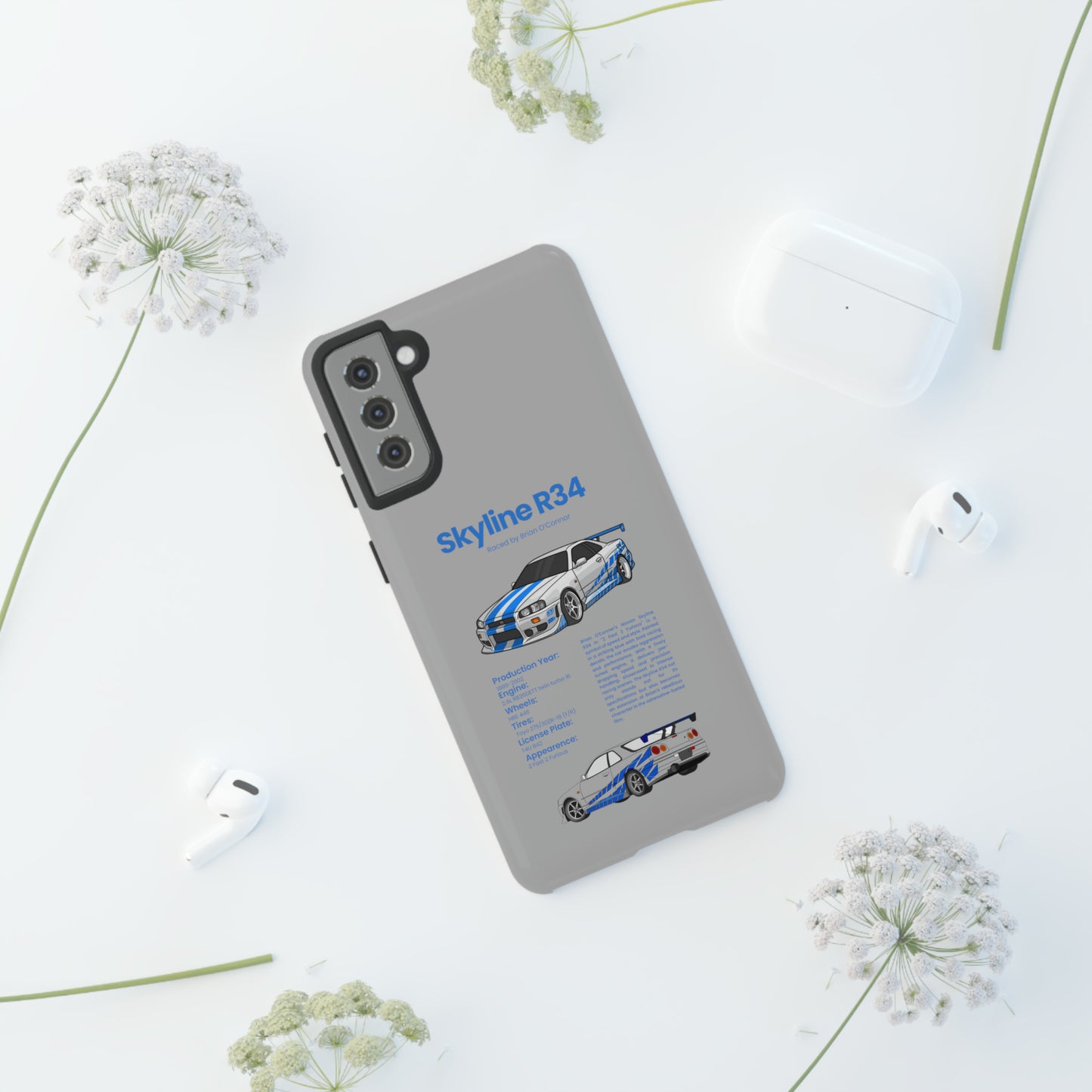 "Skyline R34" Premium Quality Phone Case