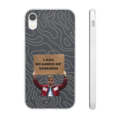 "I am scared of women" High Quality Phone Case