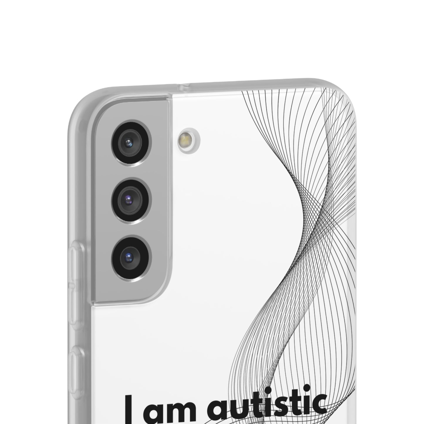 "I am autistic" High Quality Phone Case