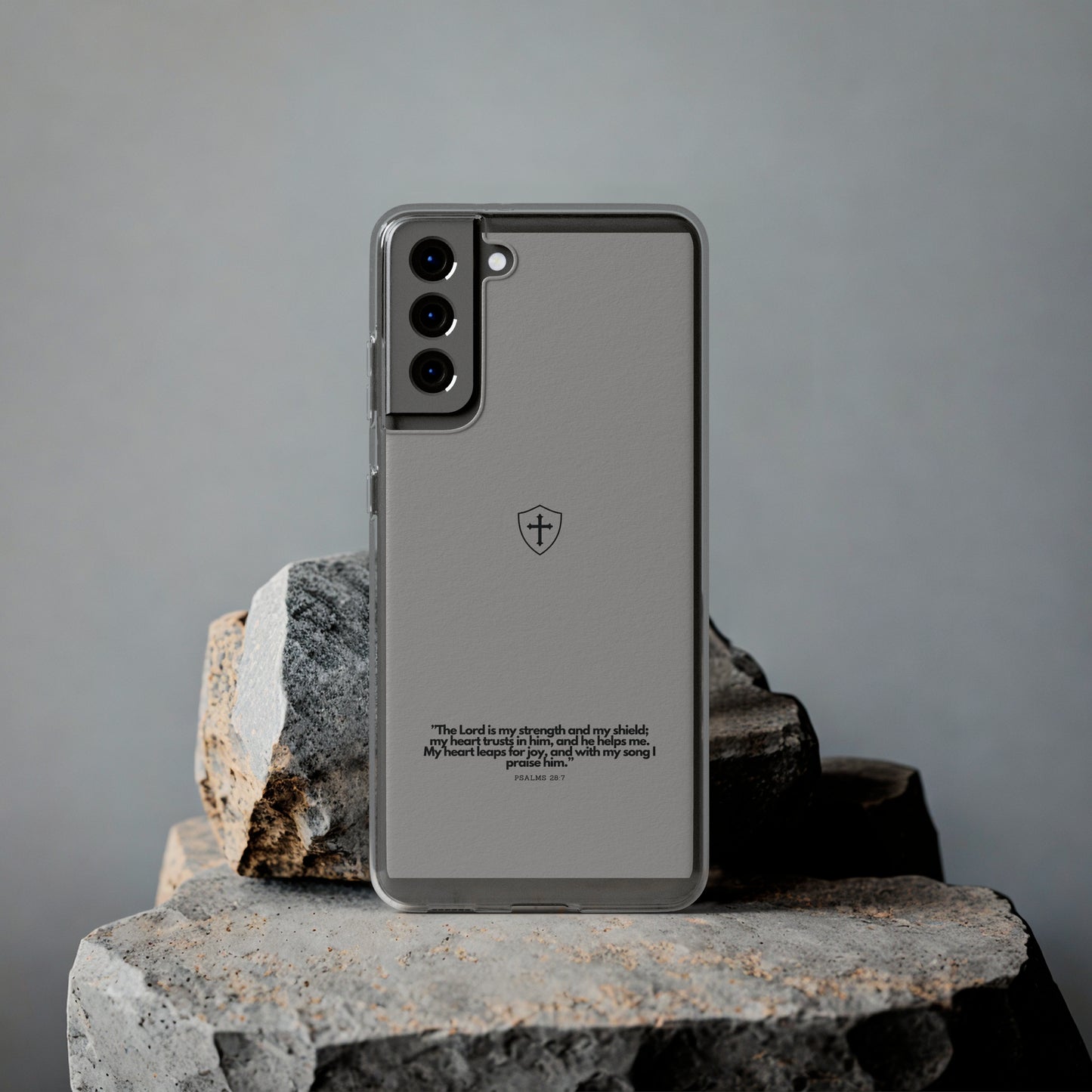 "Psalm 28:7" High Quality Phone Case