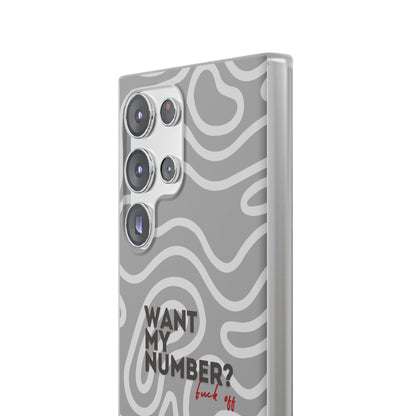 "Want my number?" High Quality Phone Case