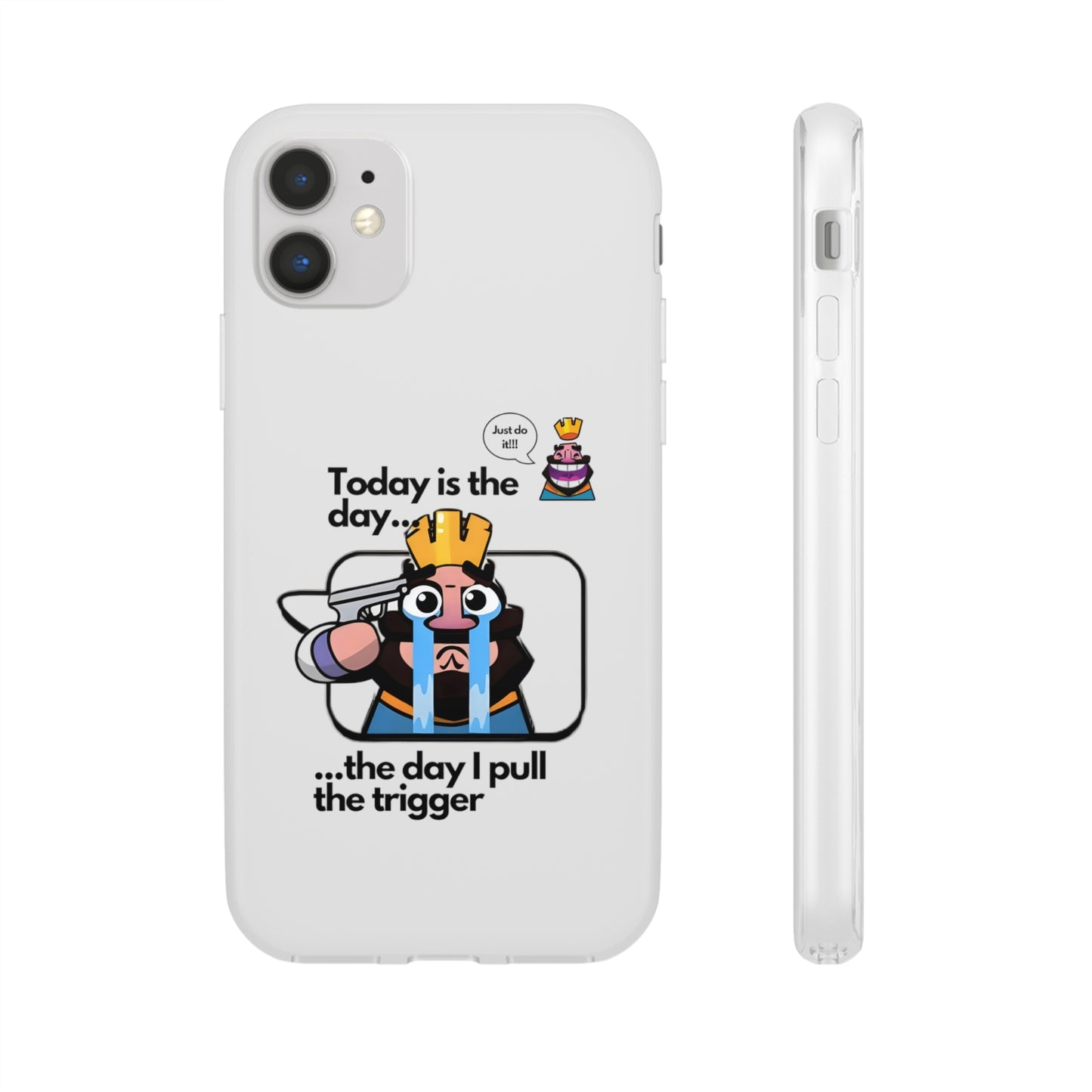 "Today is the day ... the day I pull the trigger" High Quality Phone Case