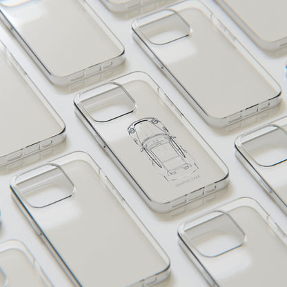 "Car Blueprint" High Quality Phone Case