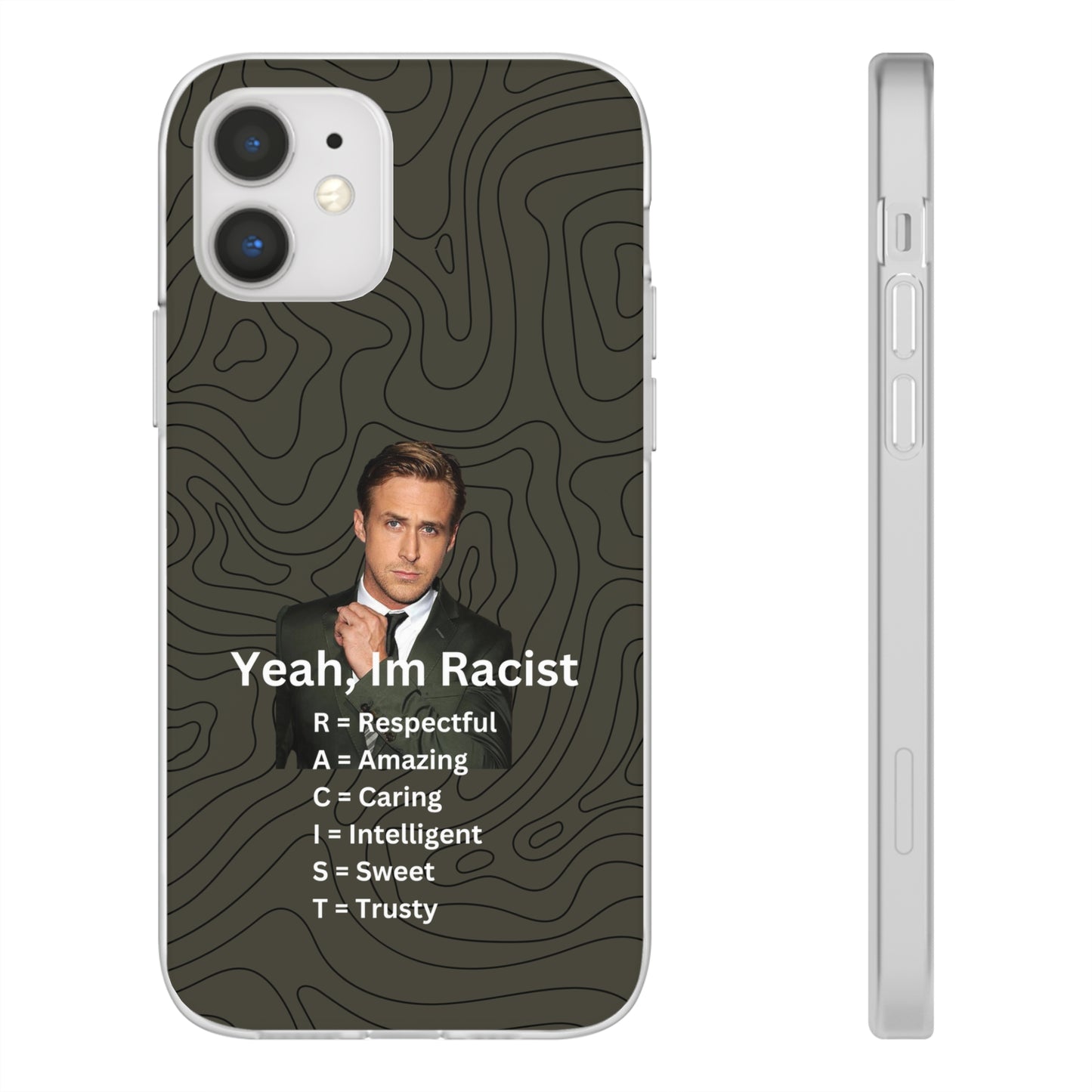 "Yeah, I'm Racist" High Quality Phone Case