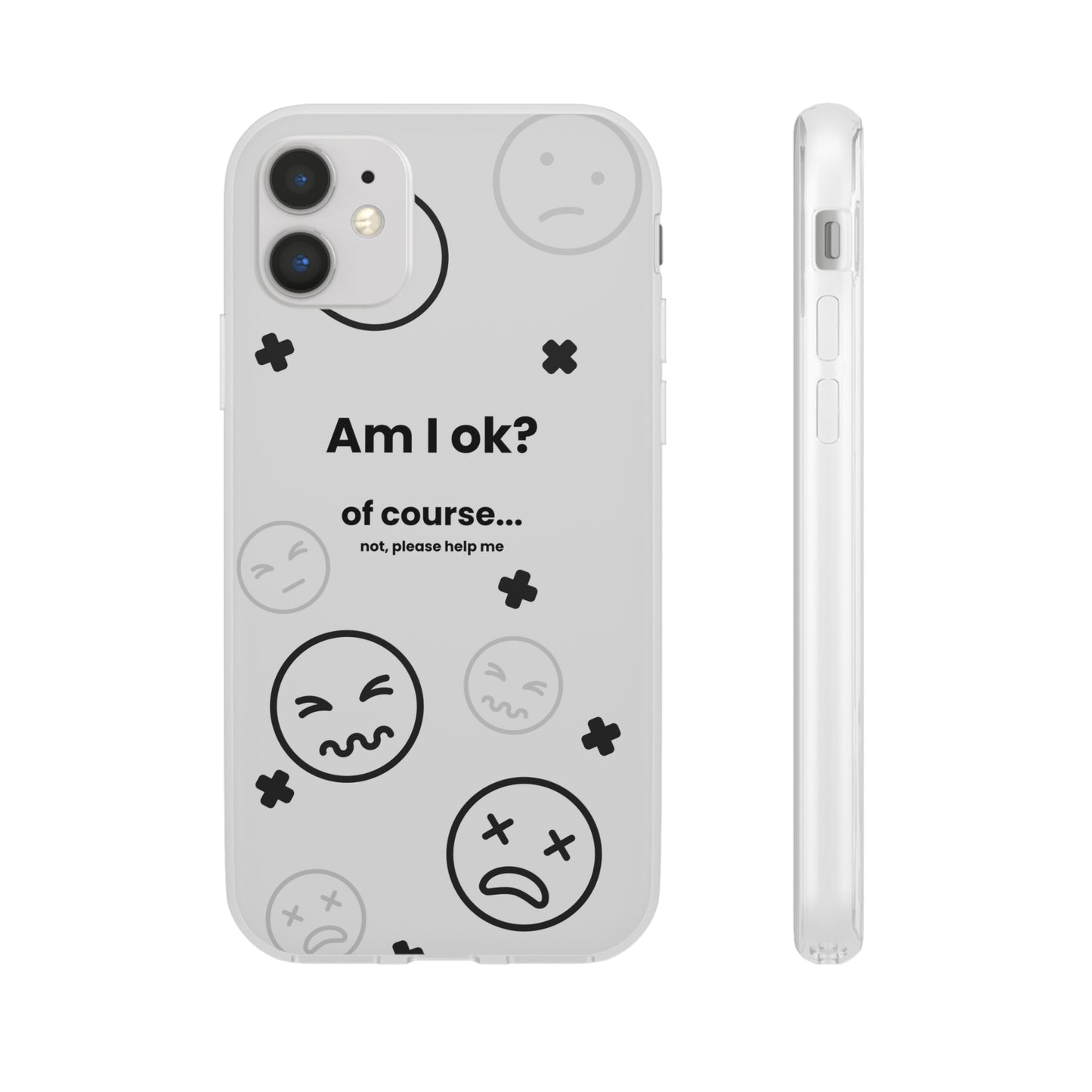 "Am I ok?" High Quality Phone Case