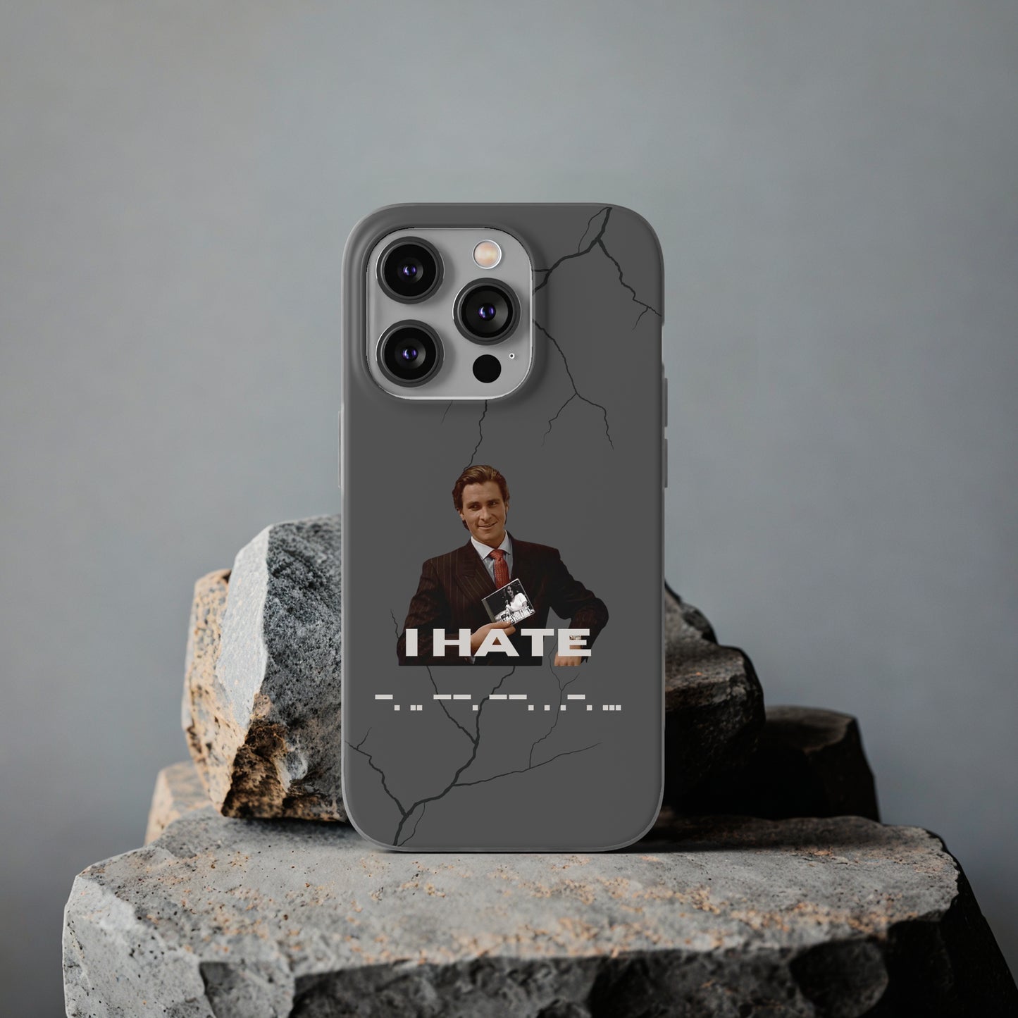 "I hate -. .. --. --. . .-. ... " High Quality Phone Case