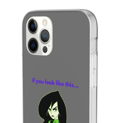 "If you look like this..." High Quality Phone Case