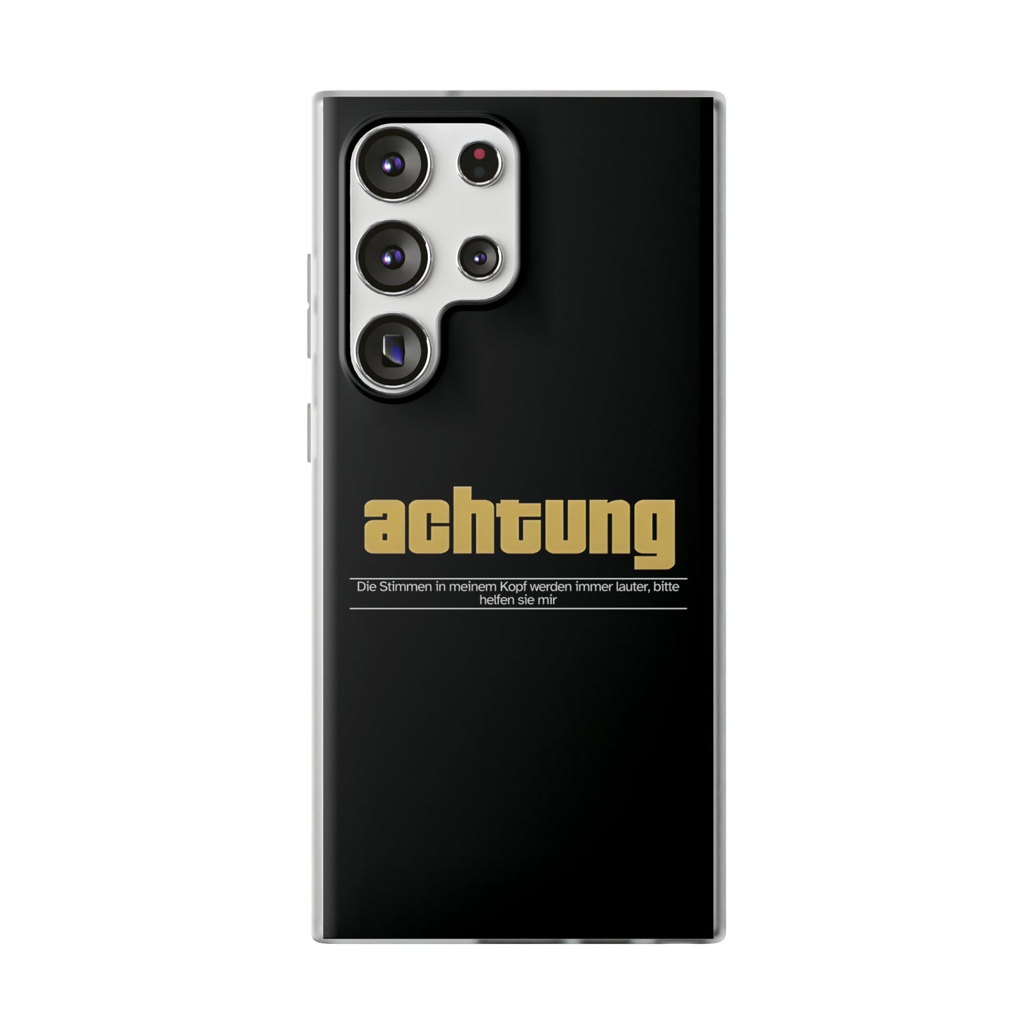 "Achtung (Stimmen)" High Quality Phone Case