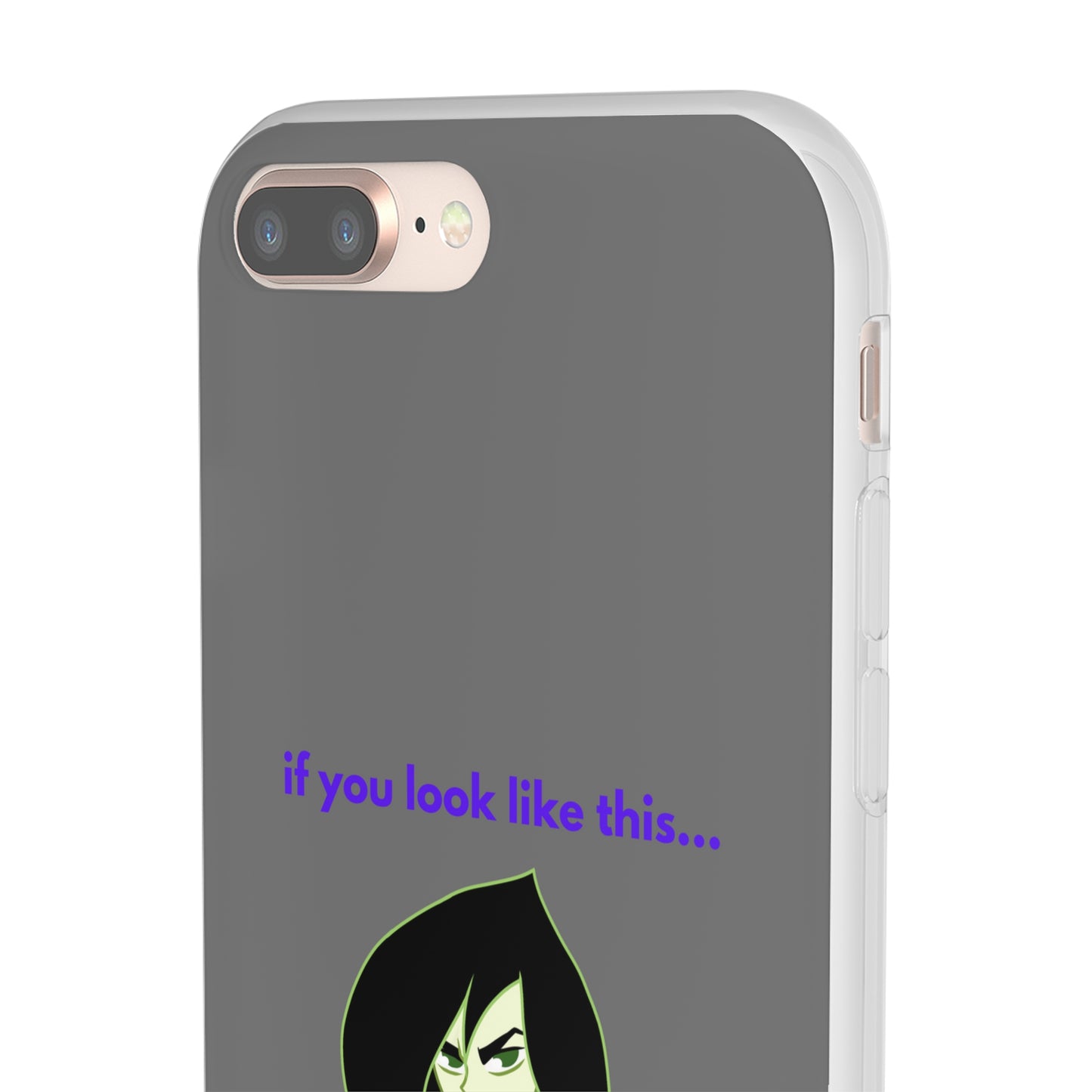 "If you look like this..." High Quality Phone Case