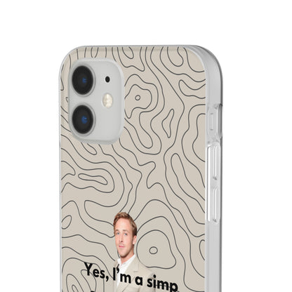 "Yes, I'm a simp" High Quality Phone Case