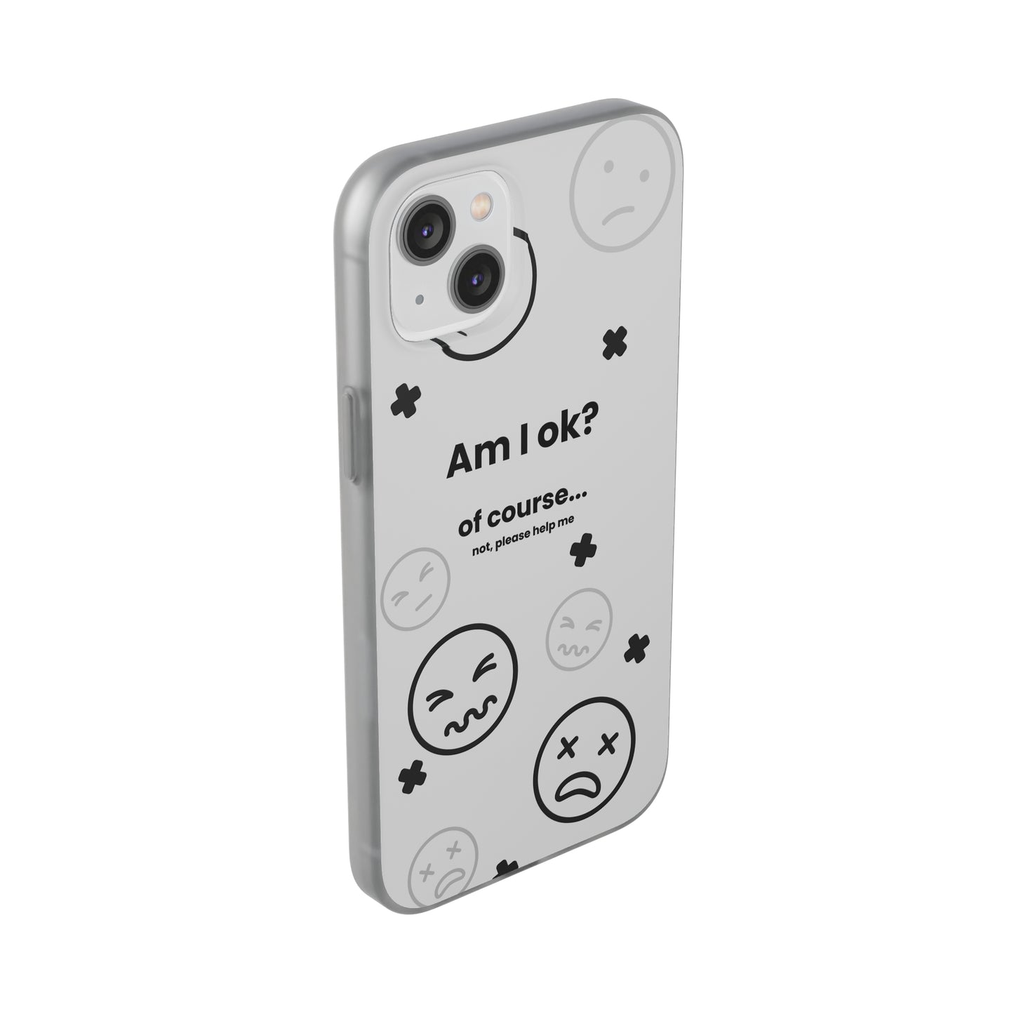 "Am I ok?" High Quality Phone Case