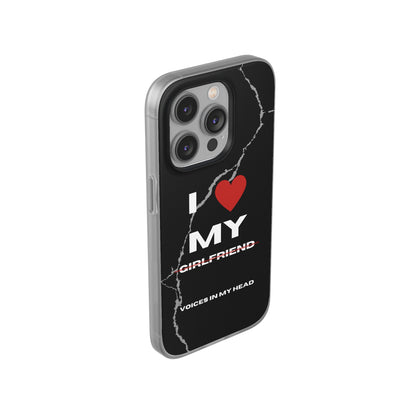 "I love my voices in my head" High Quality Phone Case