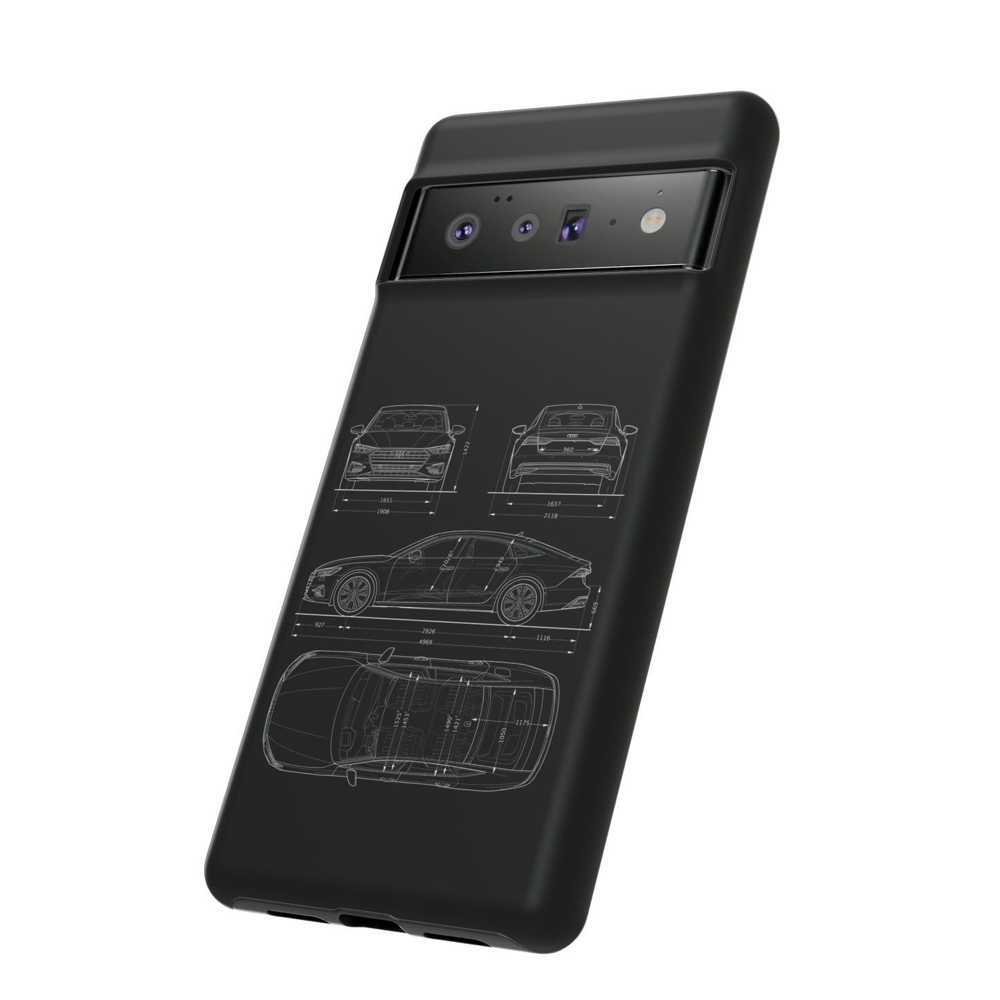 "Car Blueprint RS7" Premium Quality Phone Case