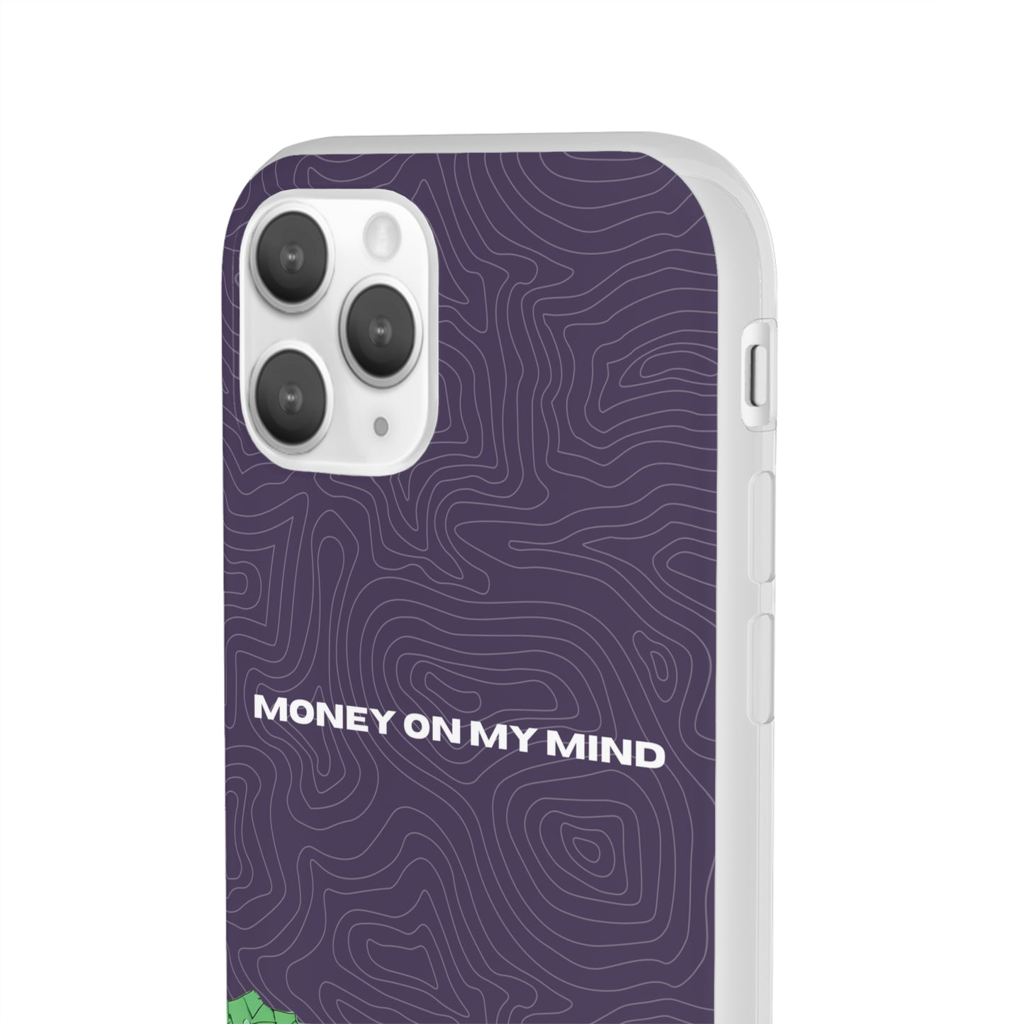 "Money on my mind" High Quality Phone Case