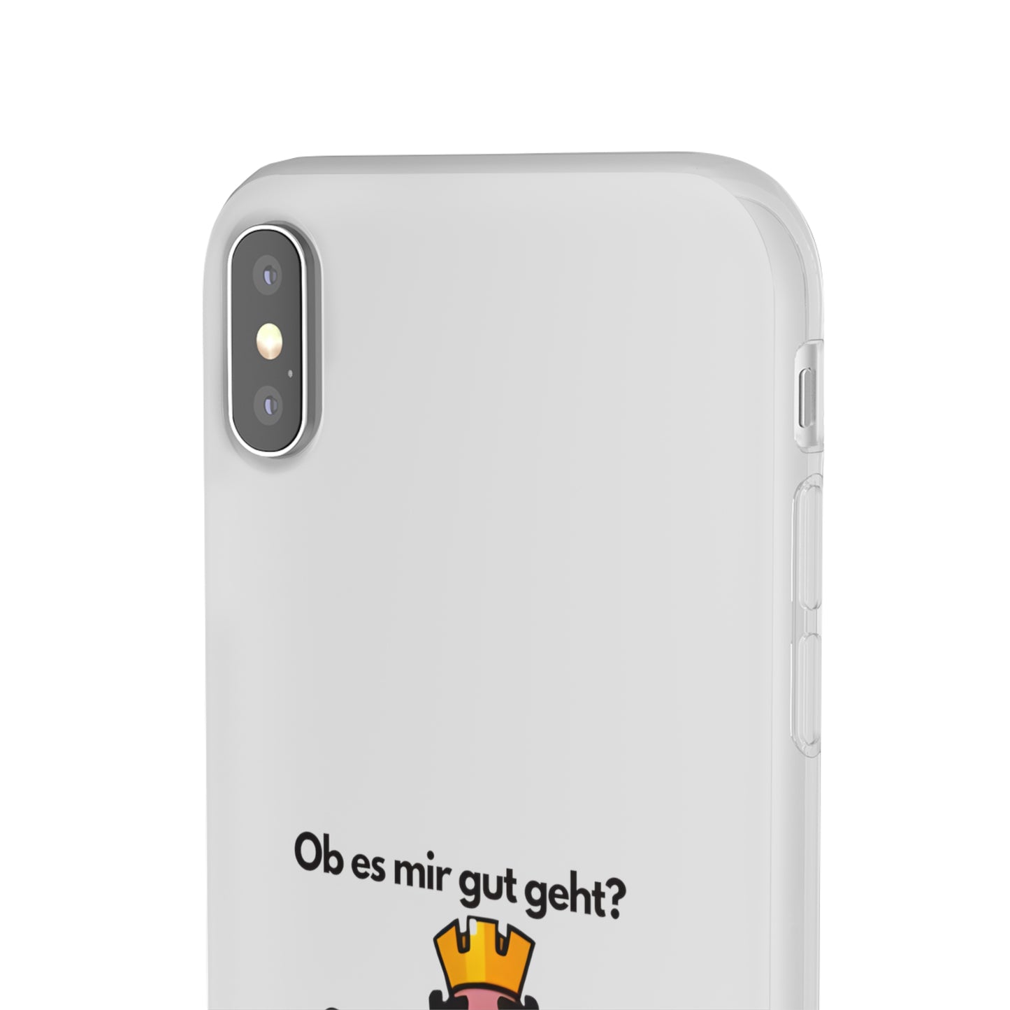 "Ob es mir gut geht? Natürlich... nicht" High Quality Phone Case