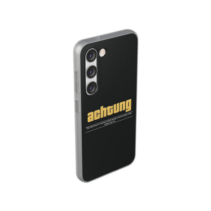 "Achtung (Stimmen)" High Quality Phone Case