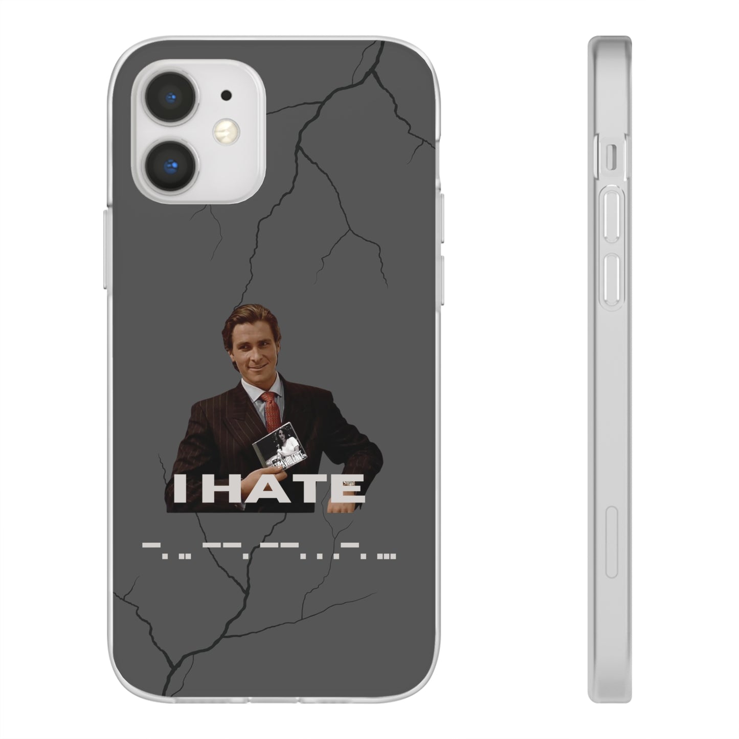 "I hate -. .. --. --. . .-. ... " High Quality Phone Case