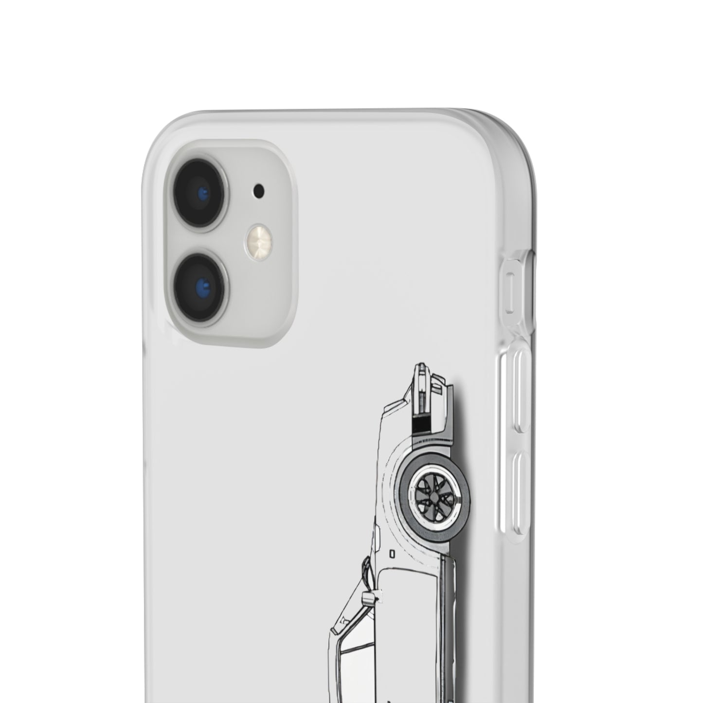 "Car Blueprint 2" High Quality Phone Case