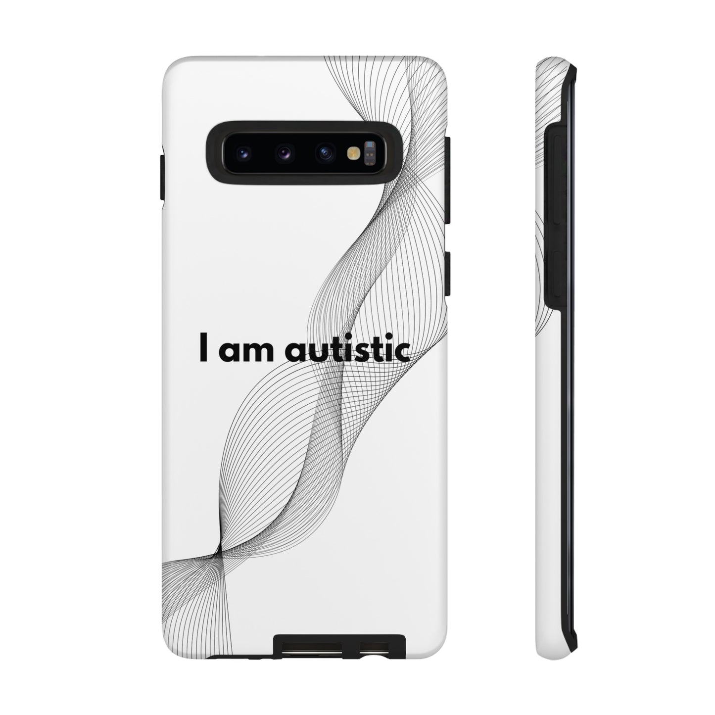 "I am autistic" Premium Quality Phone Case