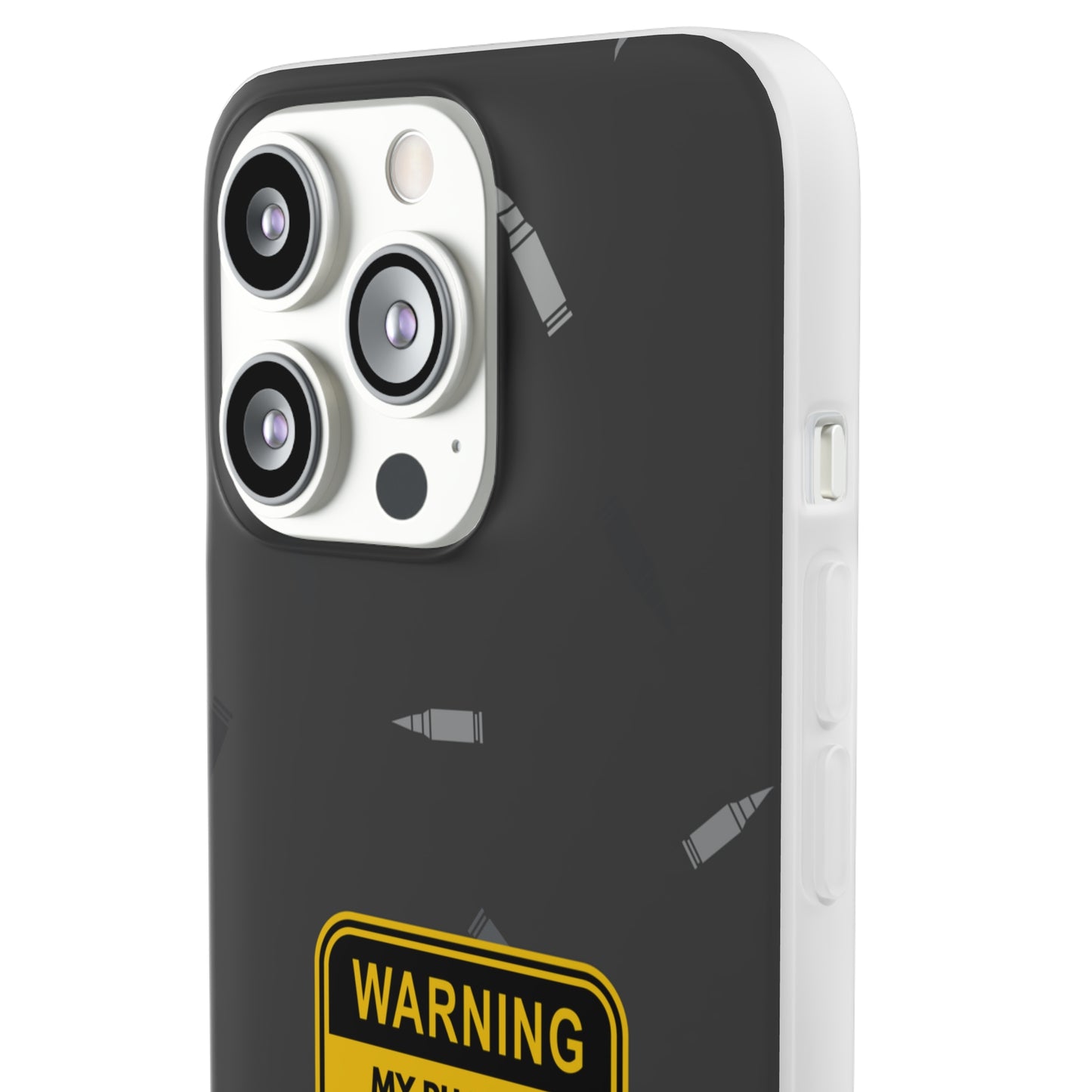 "Warning, my phone is not the only thing in my pocket" High Quality Phone Case