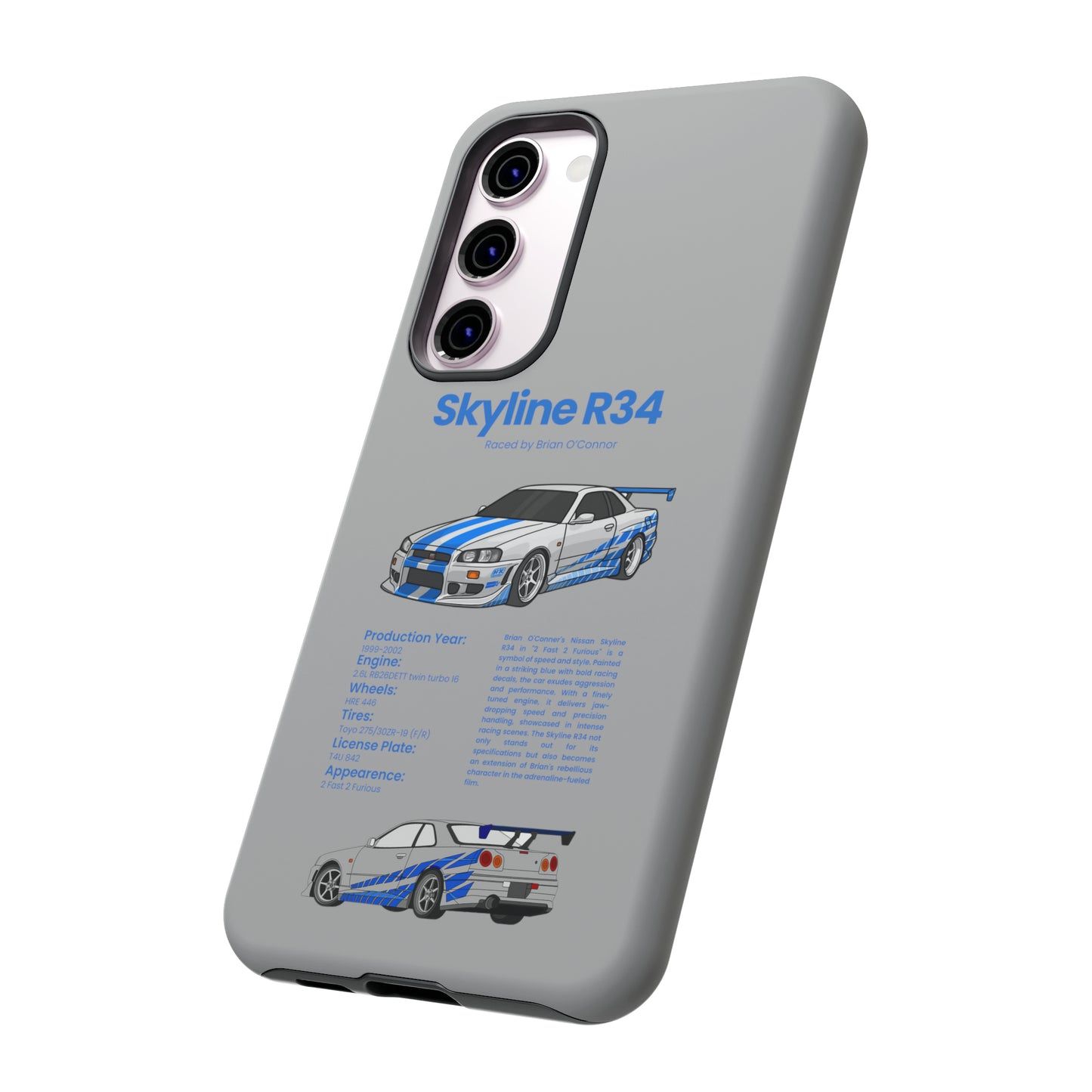 "Skyline R34" Premium Quality Phone Case