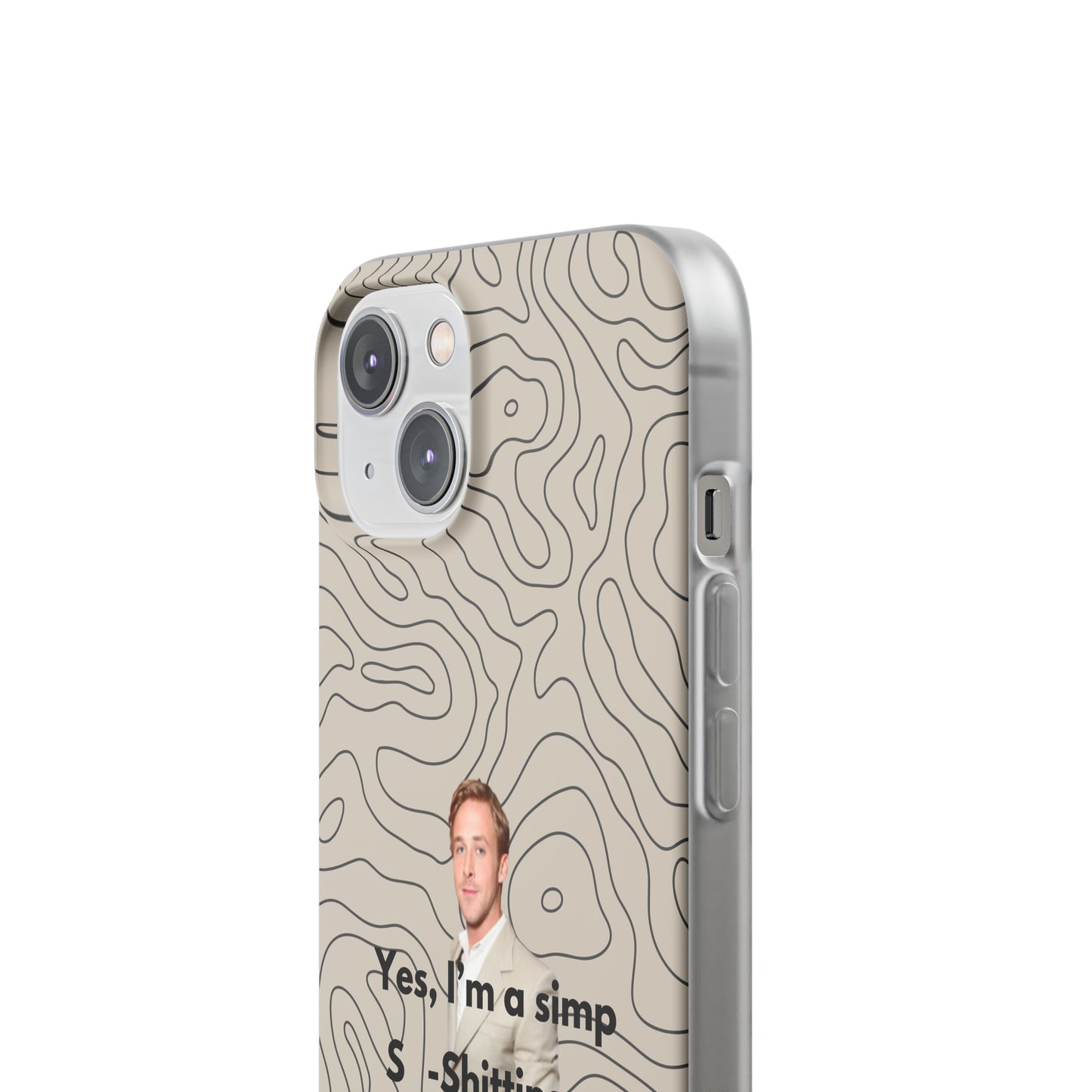 "Yes, I'm a simp" High Quality Phone Case