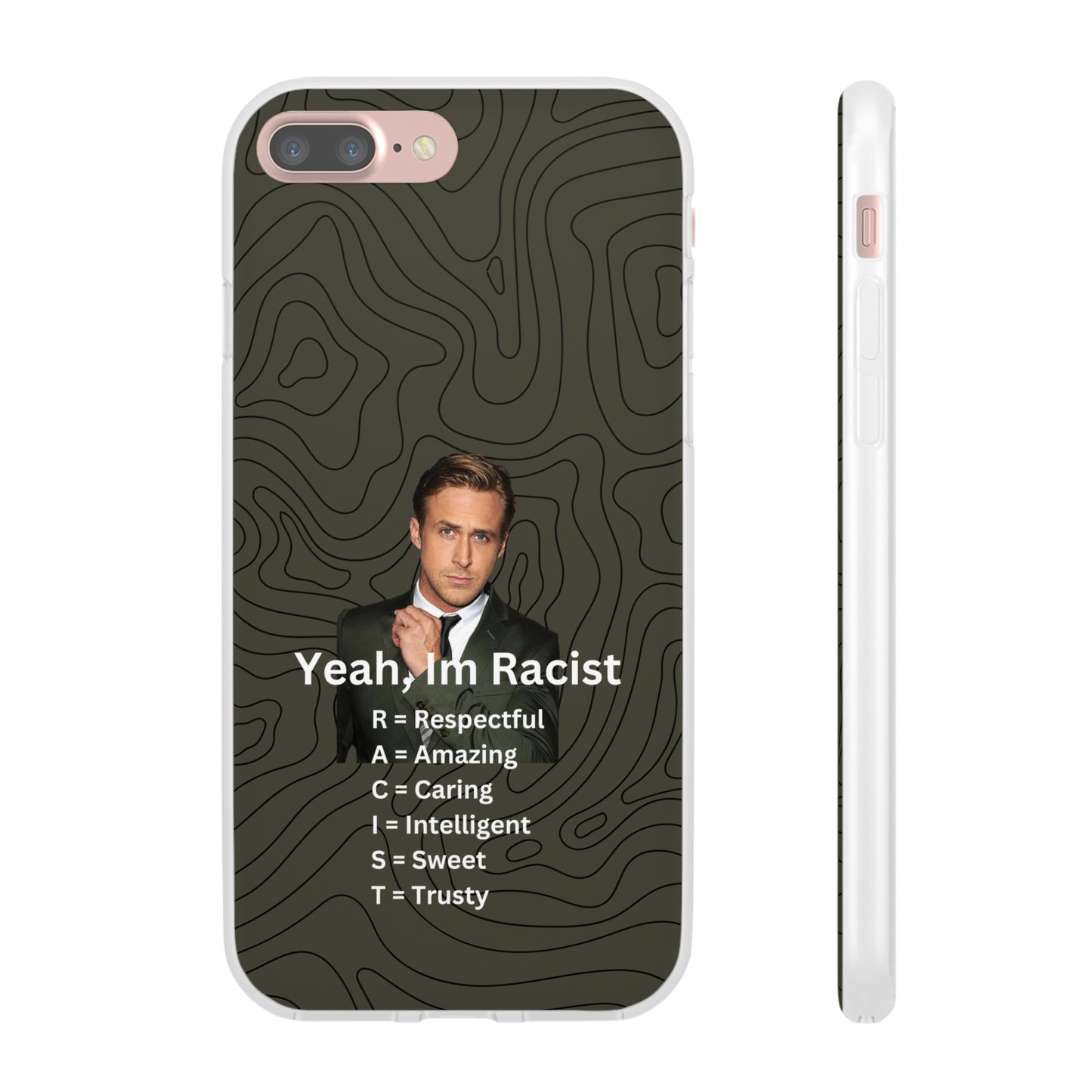 "Yeah, I'm Racist" High Quality Phone Case