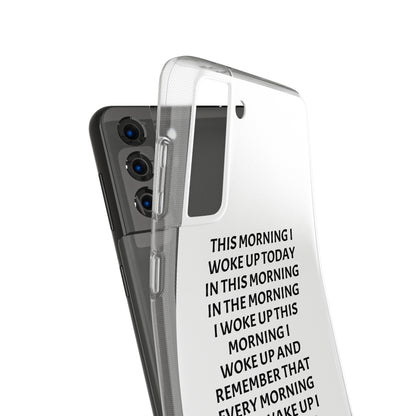 "THIS MORNING" High Quality Phone Case