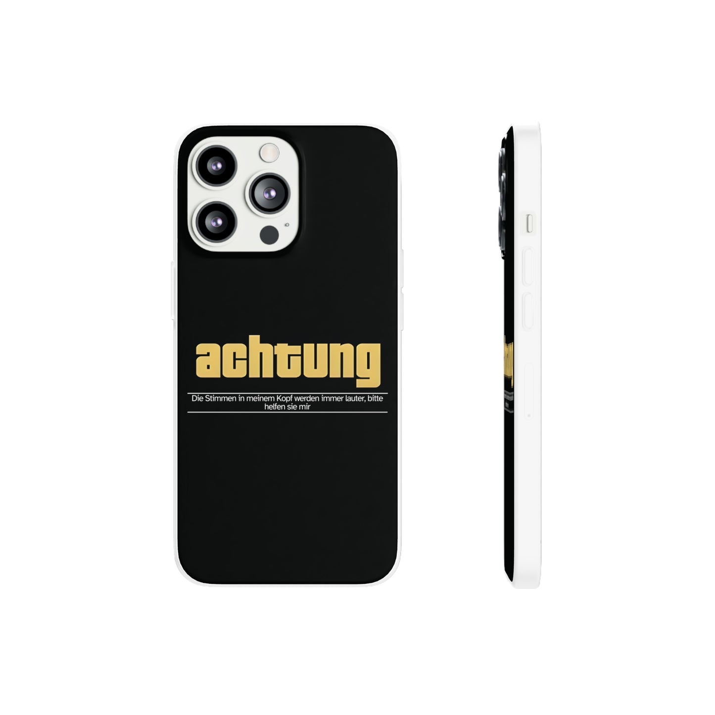 "Achtung (Stimmen)" High Quality Phone Case