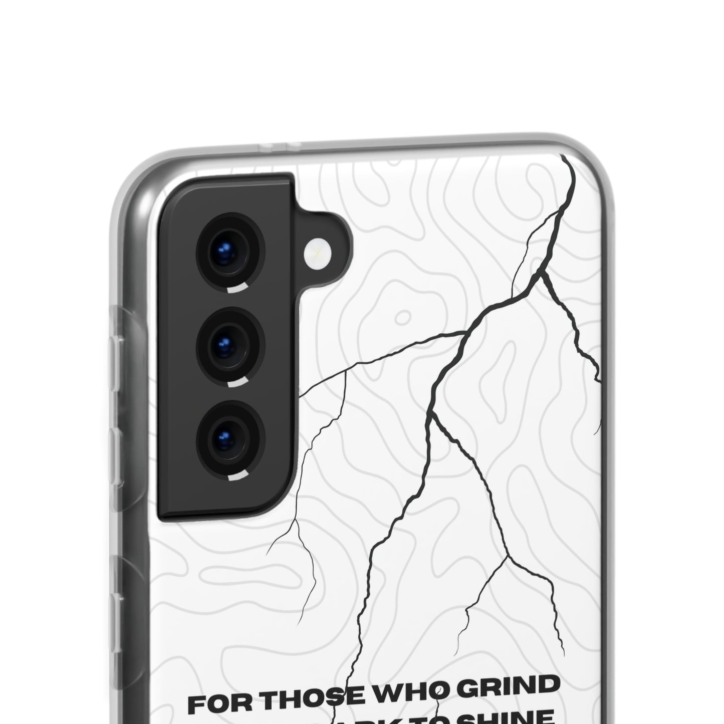 "For those who grind in the dark to shine in the light" High Quality Phone Cases