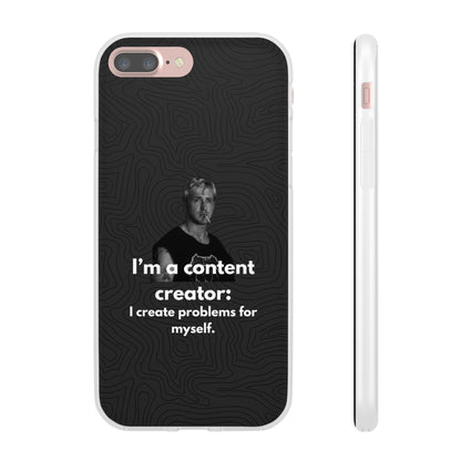 "I'm a content creator" High Quality Phone Case