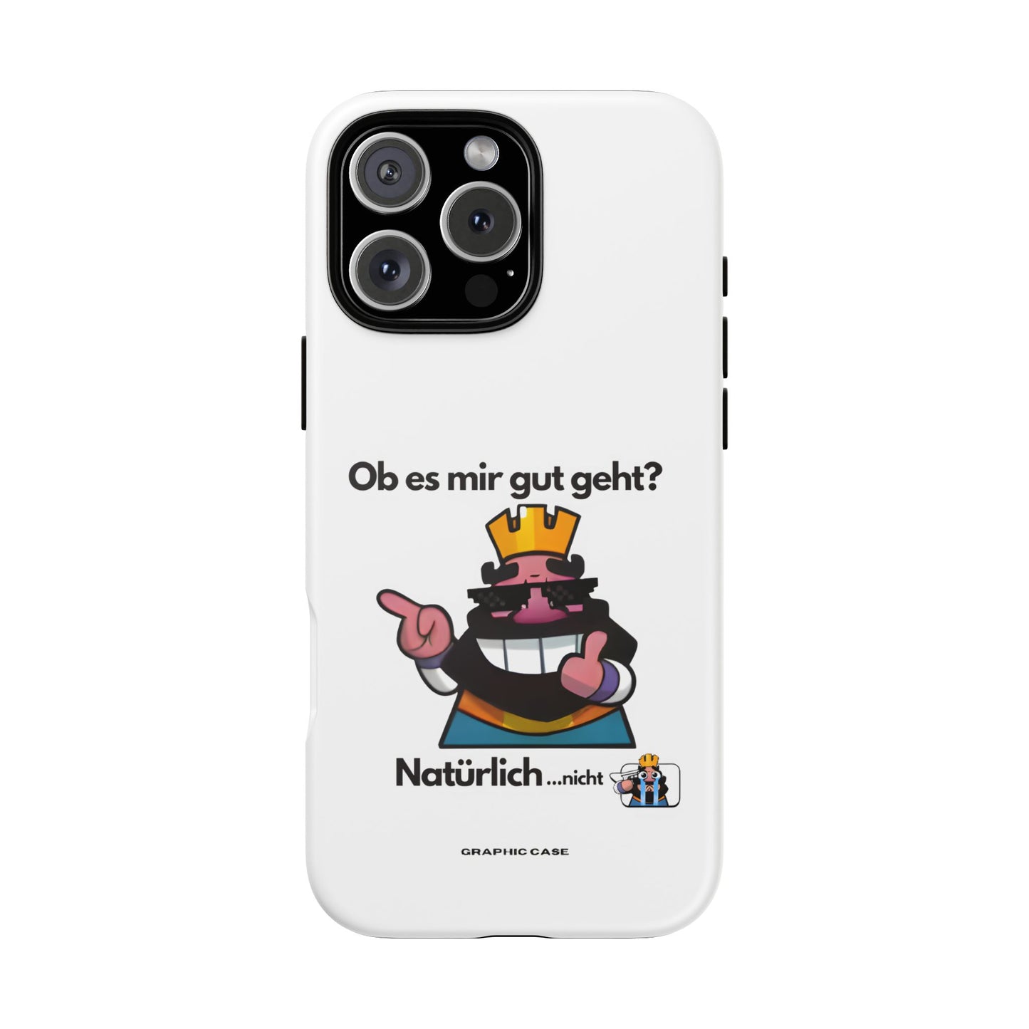 "Ob es mir gut geht?" Premium Quality Phone Case