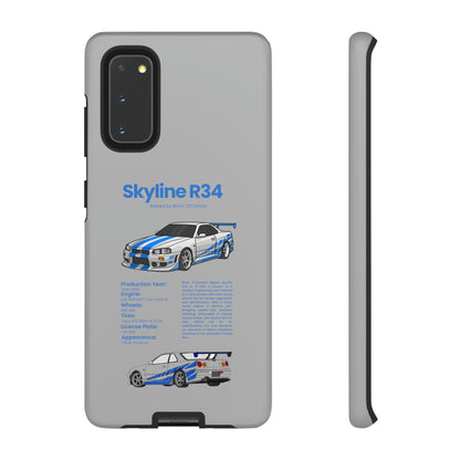 "Skyline R34" Premium Quality Phone Case