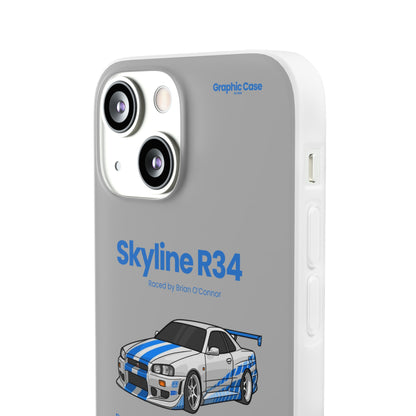 "Skyline R34" High Quality Phone Cases