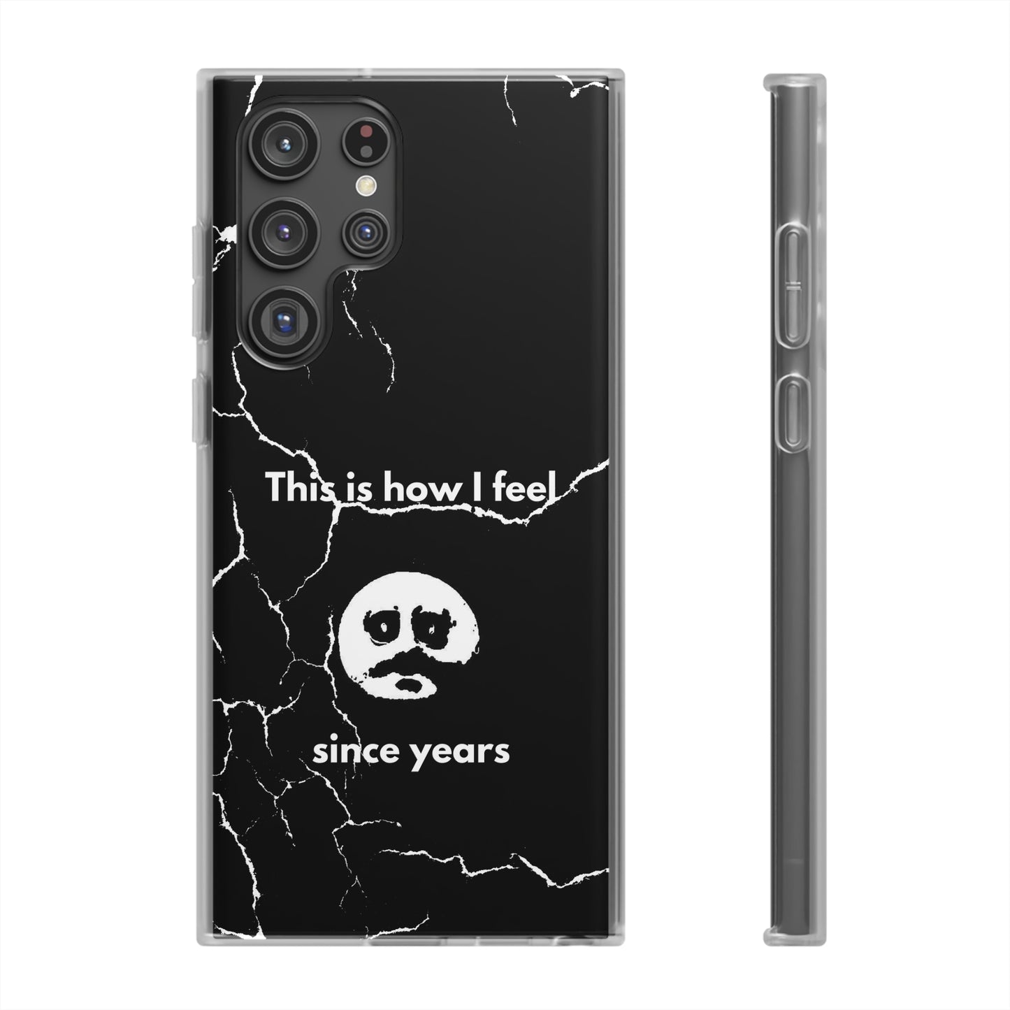 "This is how I feel since years" High Quality Phone Case