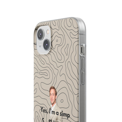 "Yes, I'm a simp" High Quality Phone Case