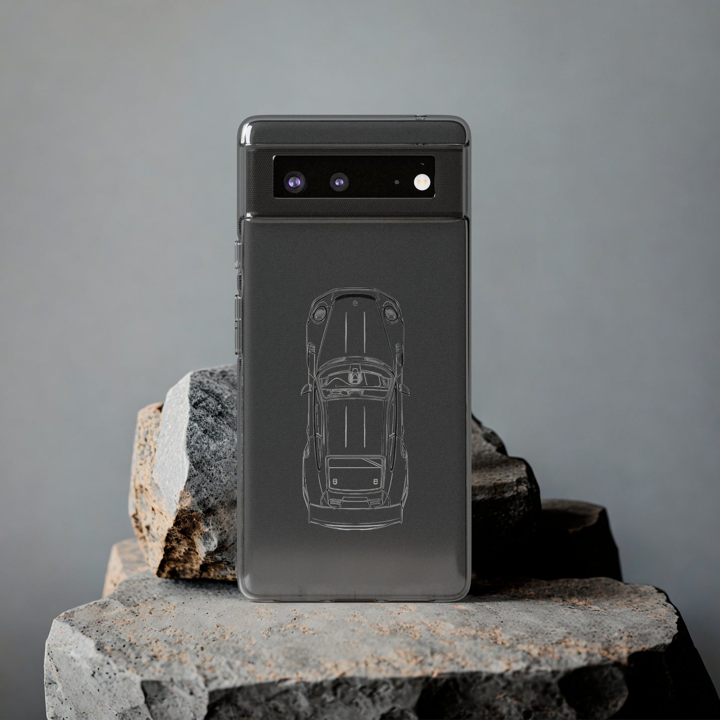 "Car Blueprint" High Quality Phone Case